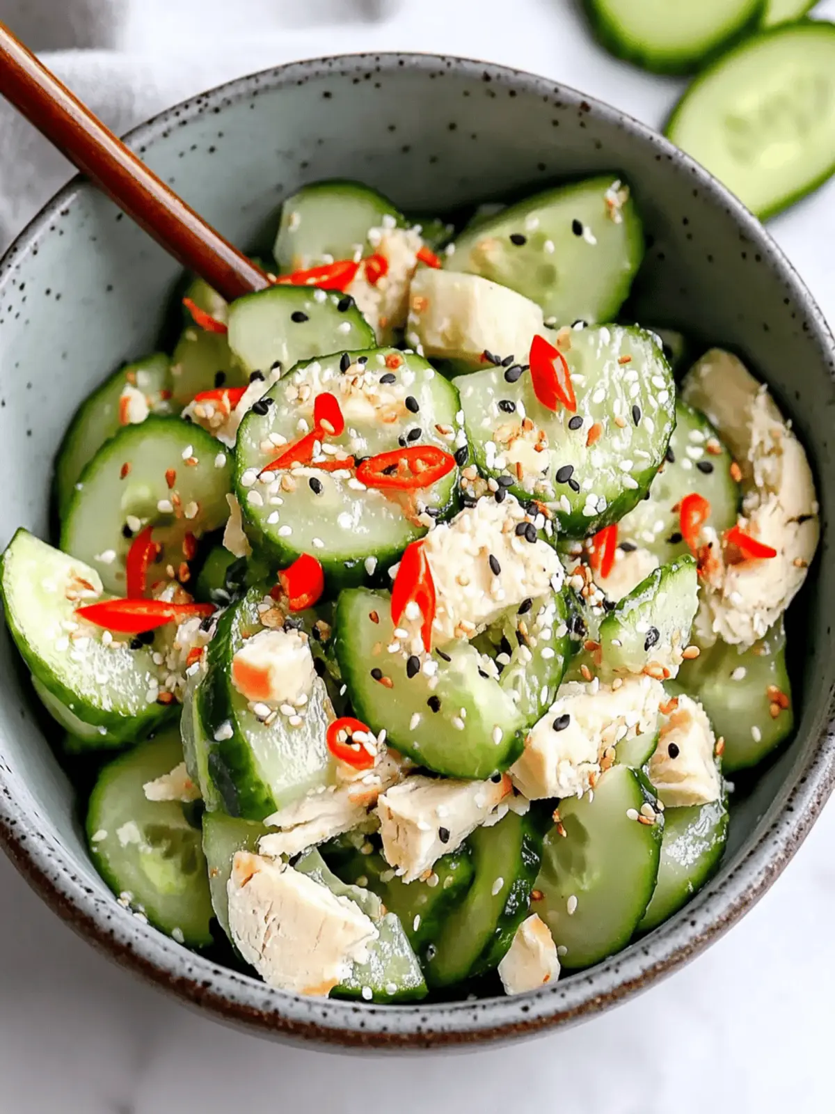 California Roll Cucumber Salad