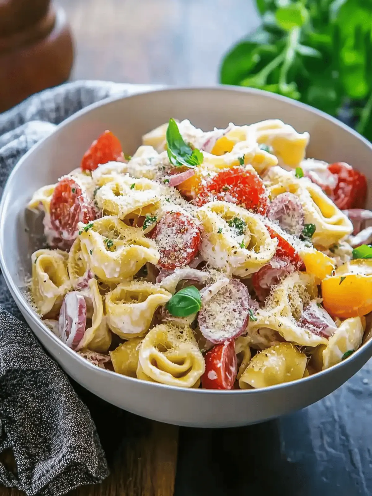 Fresh Grinder Tortellini Salad Perfect for Summer Gatherings 3 Fresh Grinder Tortellini Salad