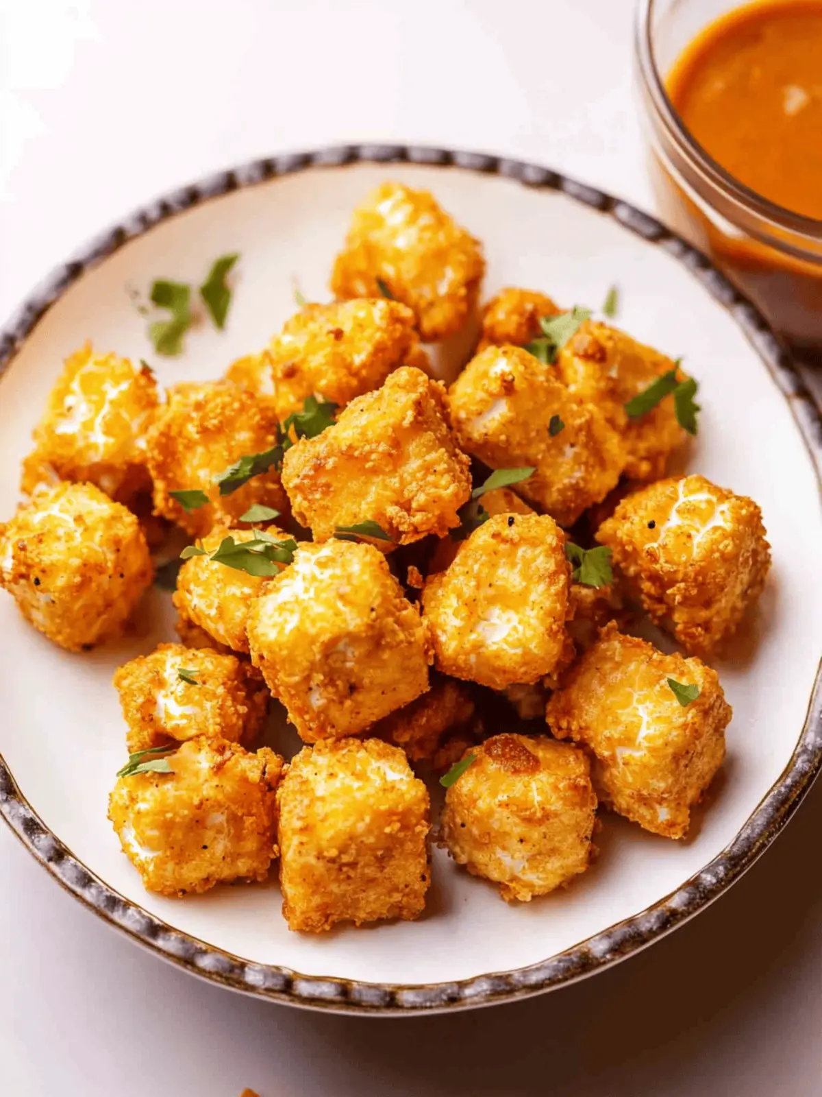 Air Fryer Paneer Popcorn
