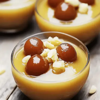 Custard Gulab Jamun