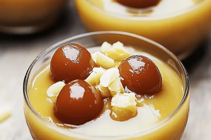 Custard Gulab Jamun