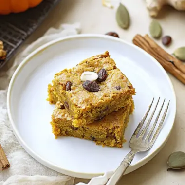 Butternut Squash Blondies