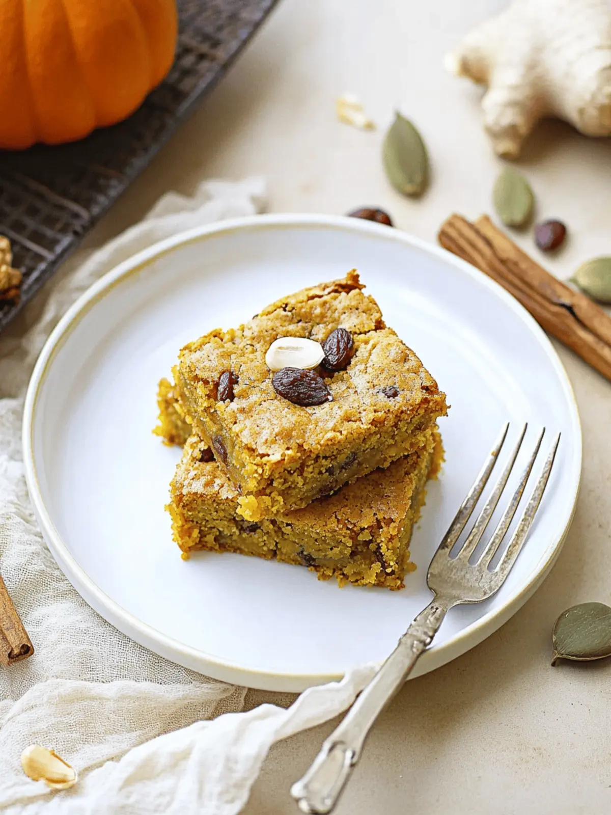 Butternut Squash Blondies