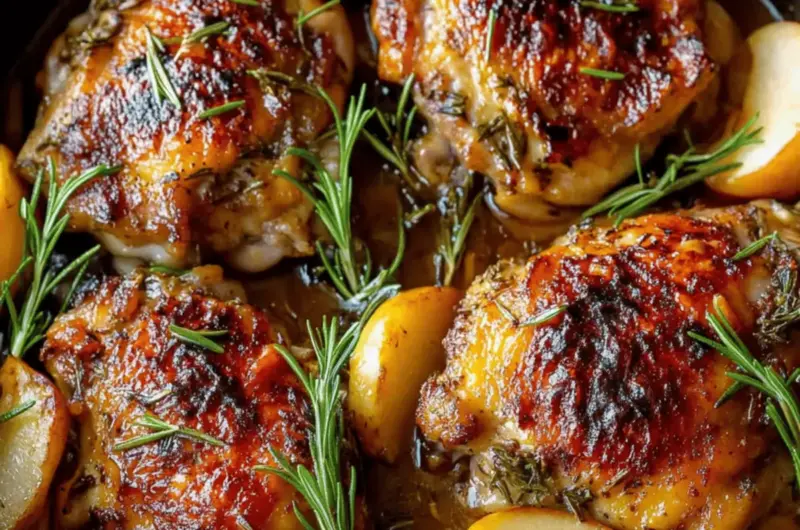 Savory Rosemary Apple Cider Chicken to Warm Your Autumn Nights 1 Rosemary Apple Cider Chicken