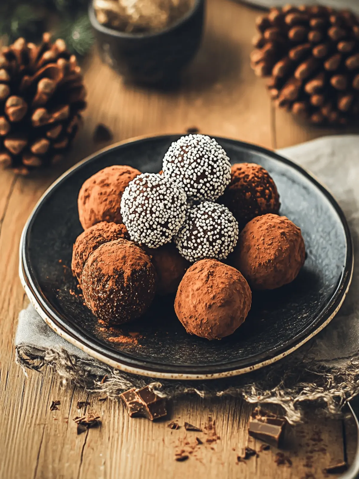 Decadent French Chocolate Truffles: Homemade Bliss Awaits 2 French Chocolate Truffles