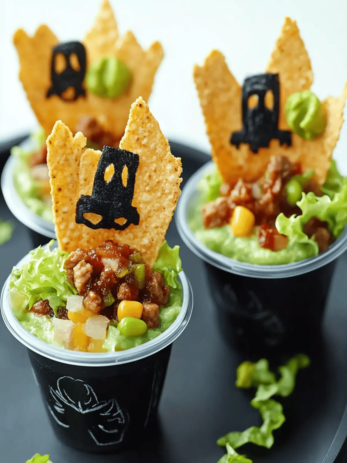 Graveyard Taco Cups