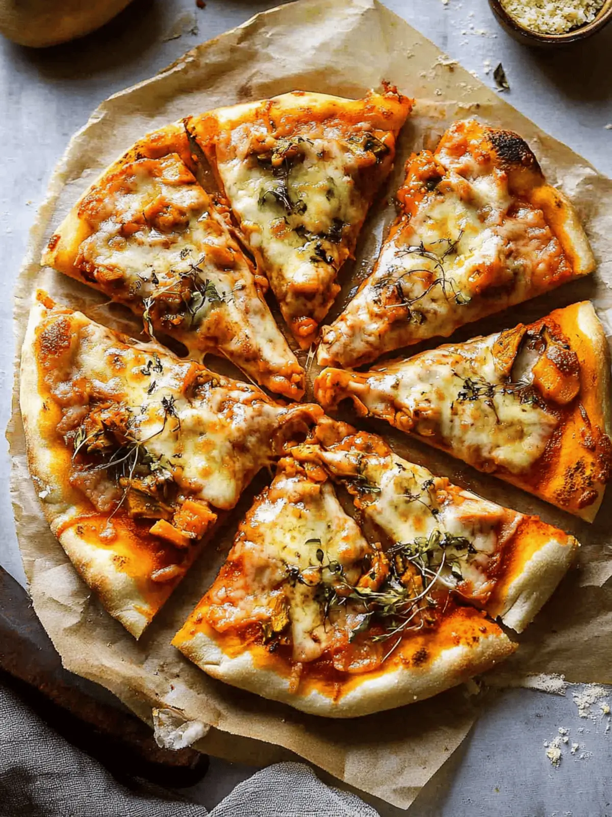 Pumpkin and Gouda Pizza