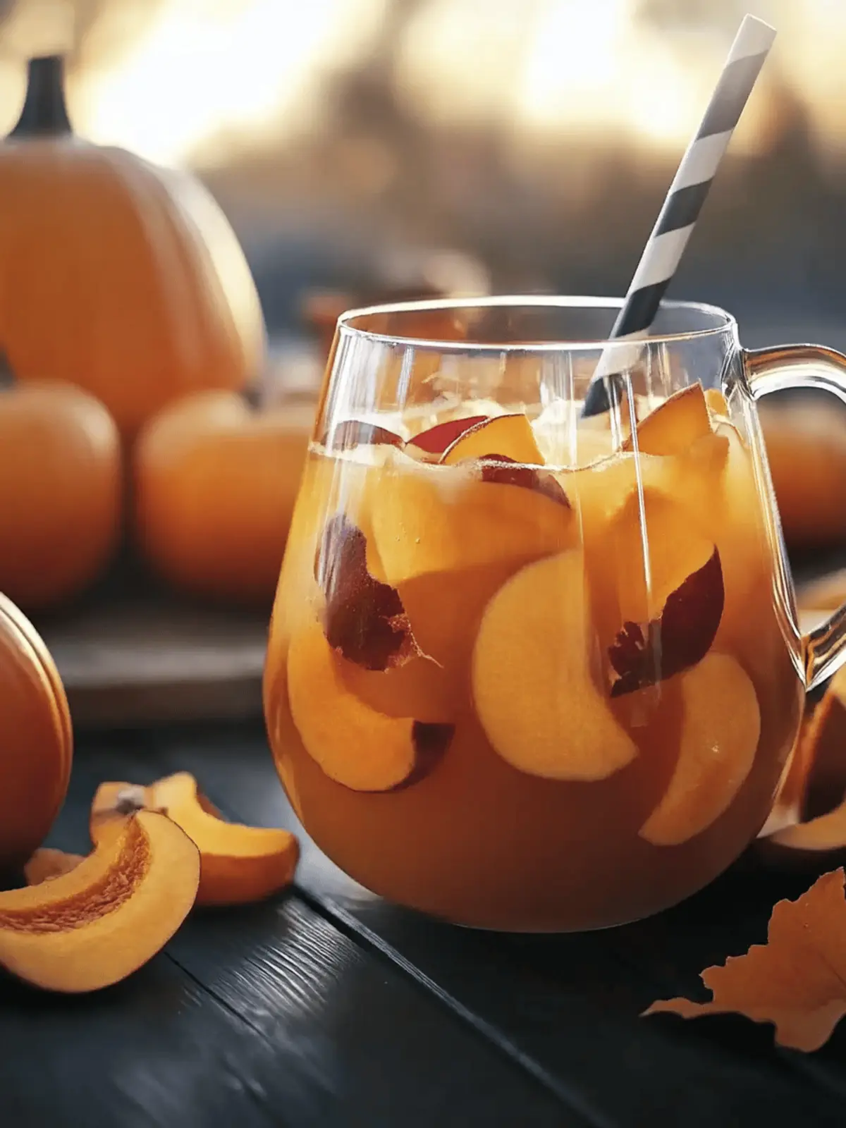 Pumpkin Spice Fireball Sangria