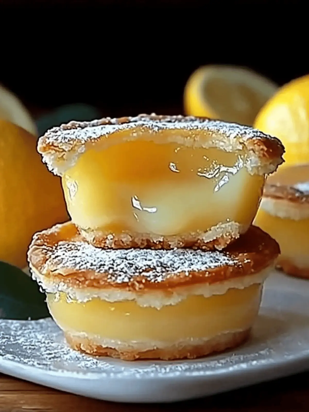 Baby Lemon Impossible Pies