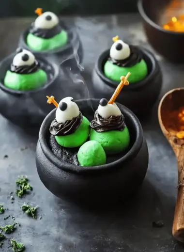 Spellbinding Cauldron Cookies