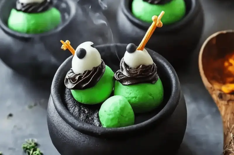 Spellbinding Cauldron Cookies