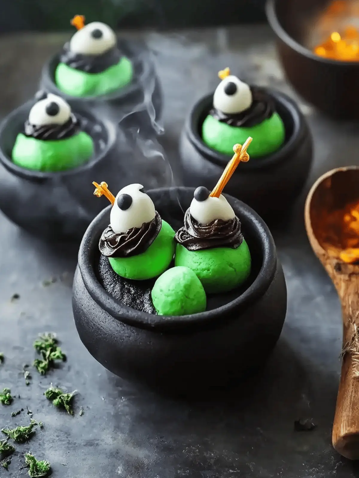Spellbinding Cauldron Cookies