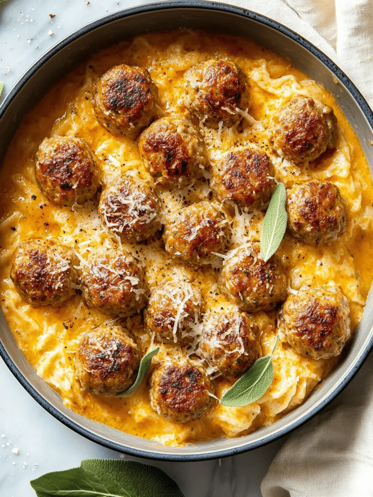 Sage Turkey Meatballs