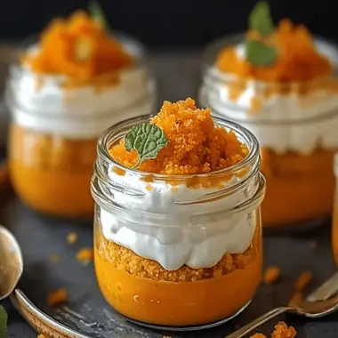 Motichoor Ladoo Cheesecake Jars