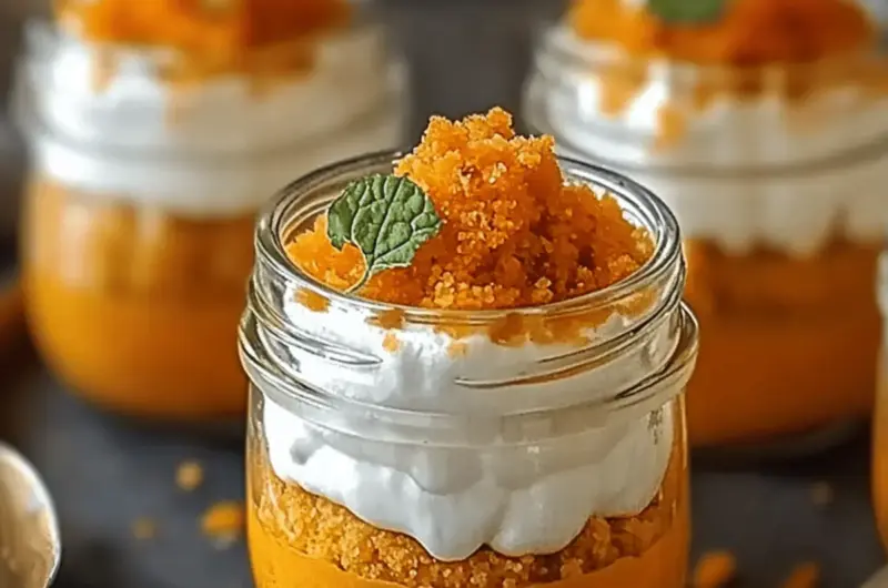 Motichoor Ladoo Cheesecake Jars