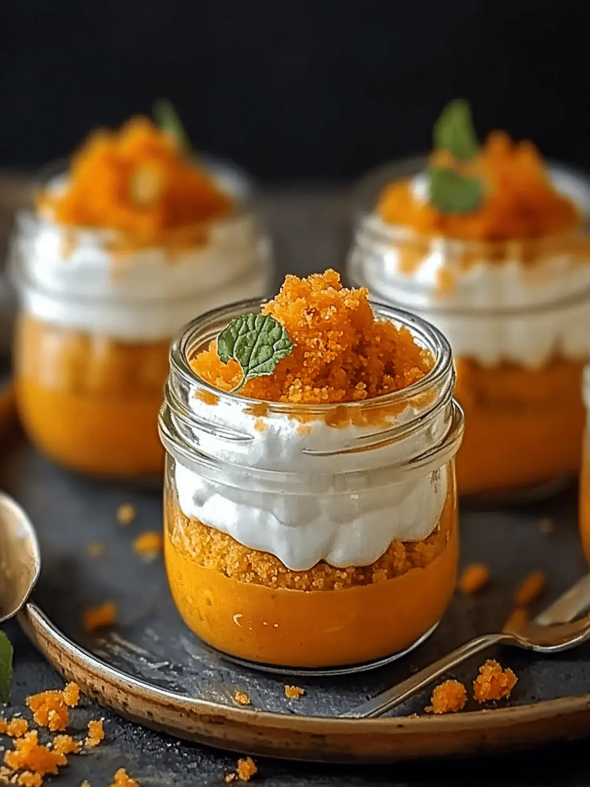 Motichoor Ladoo Cheesecake Jars