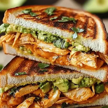 Chicken Avocado Melt Sandwich