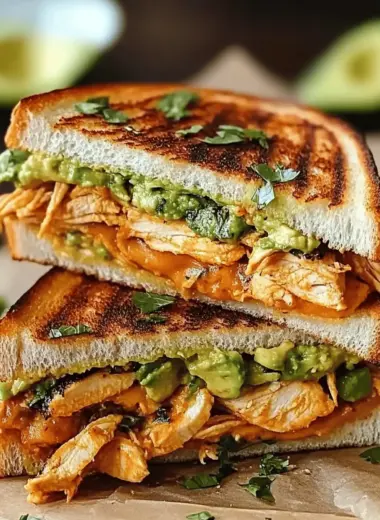 Chicken Avocado Melt Sandwich