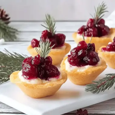 Cranberry Brie Bites