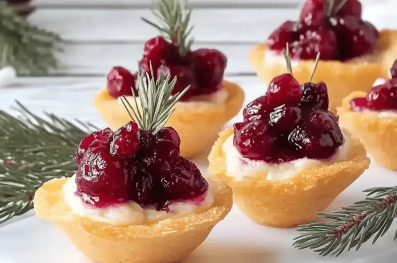 Cranberry Brie Bites