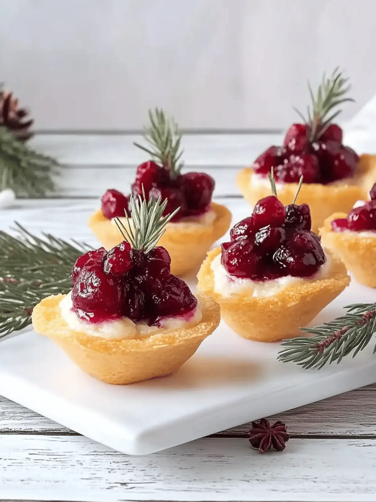 Cranberry Brie Bites