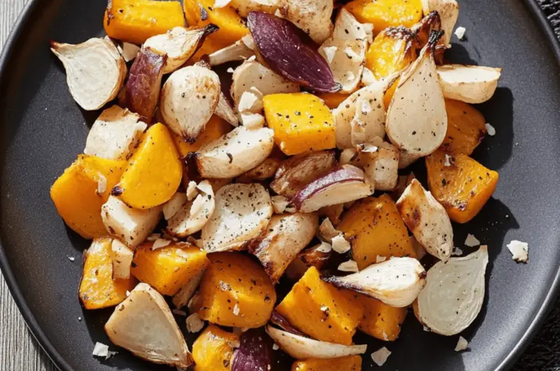 Roasted Turnips and Winter Squash with Agave Bliss 1 Roasted Turnips and Winter Squash