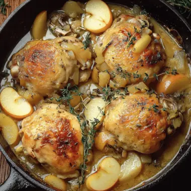 French Apple Cider Chicken