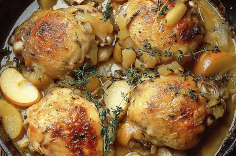 French Apple Cider Chicken