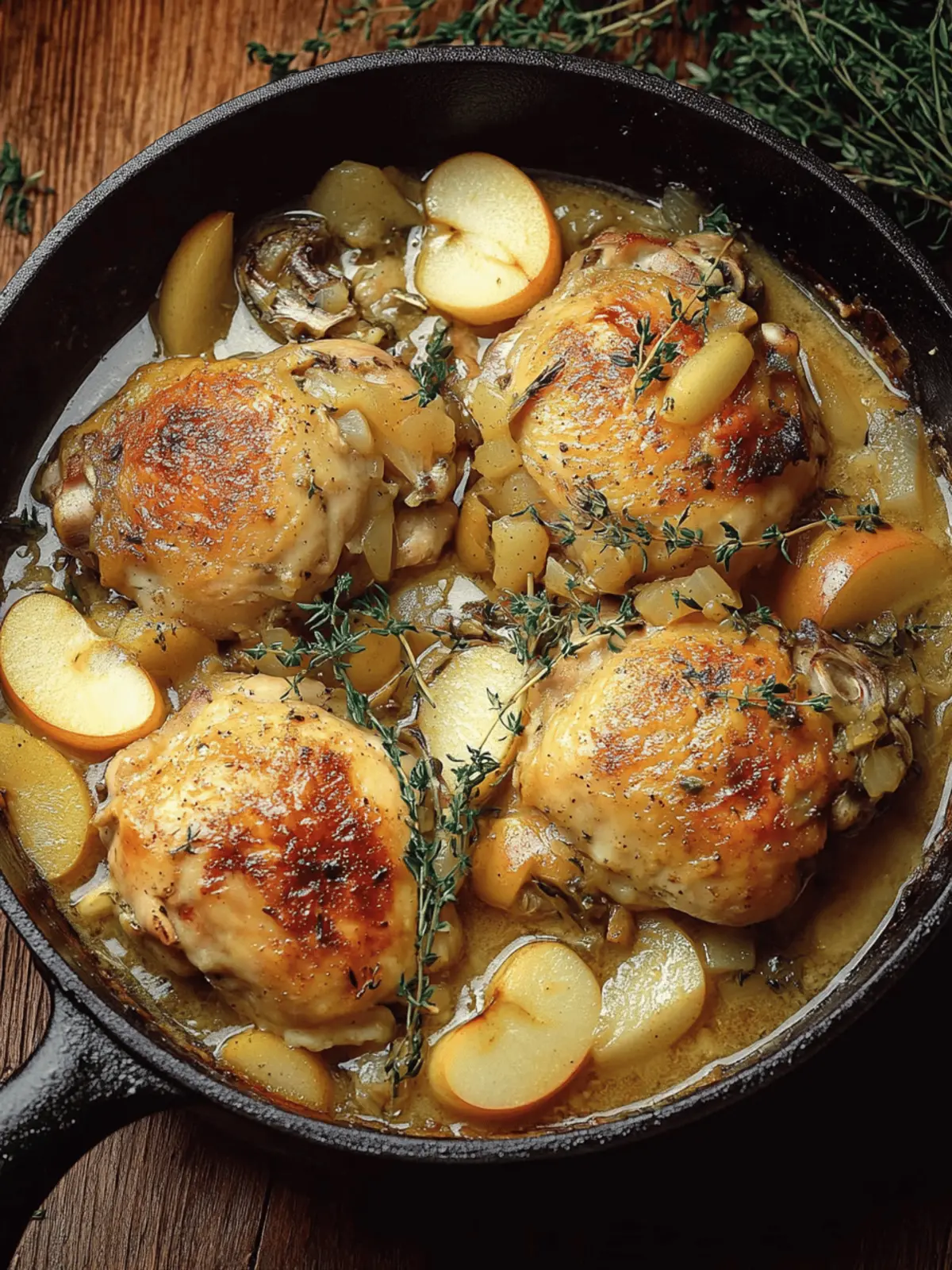 French Apple Cider Chicken