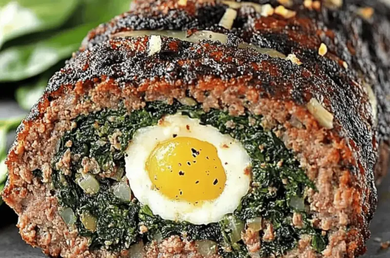 Spinach Stuffed Meatloaf: A Mouthwatering Twist You’ll Love 1 Spinach Stuffed Meatloaf
