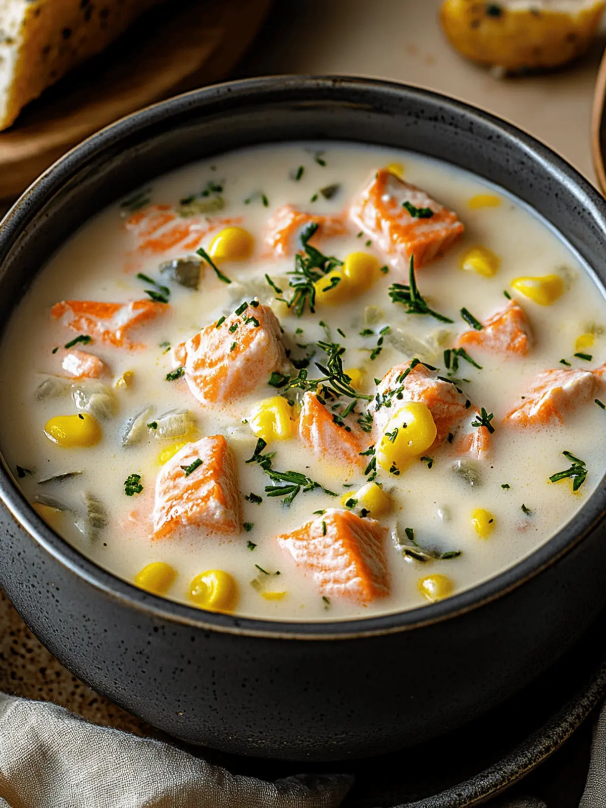 Savory Salmon Chowder: A Cozy Recipe for Any Night 3 Salmon Chowder