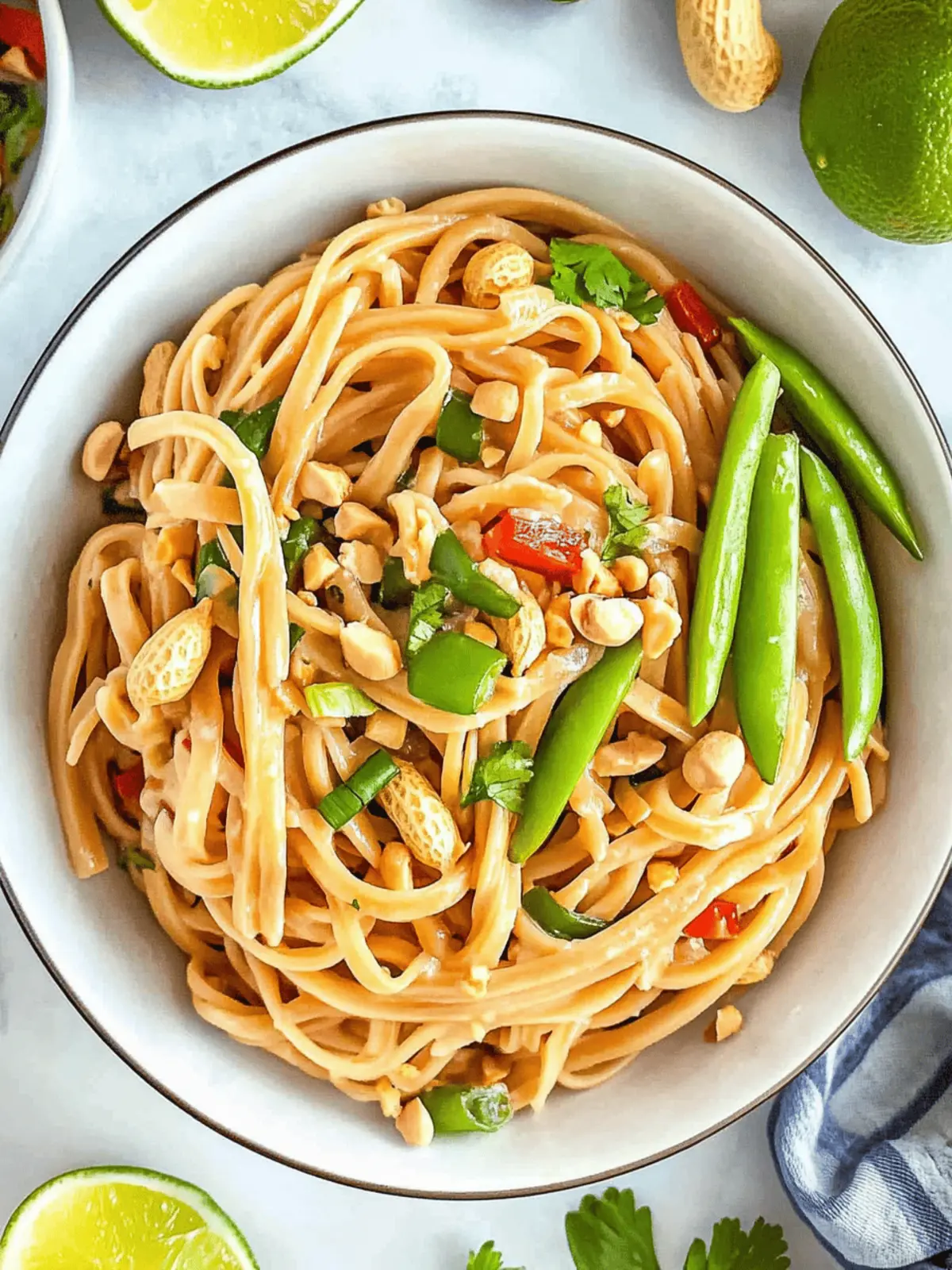 Peanut Noodles: A Vibrant Linguine Salad You’ll Love 2 Peanut Noodles