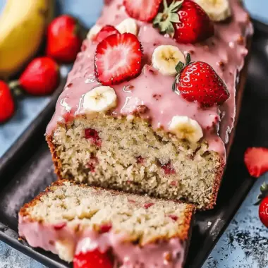 Strawberry Banana Bread