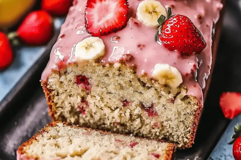 Strawberry Banana Bread