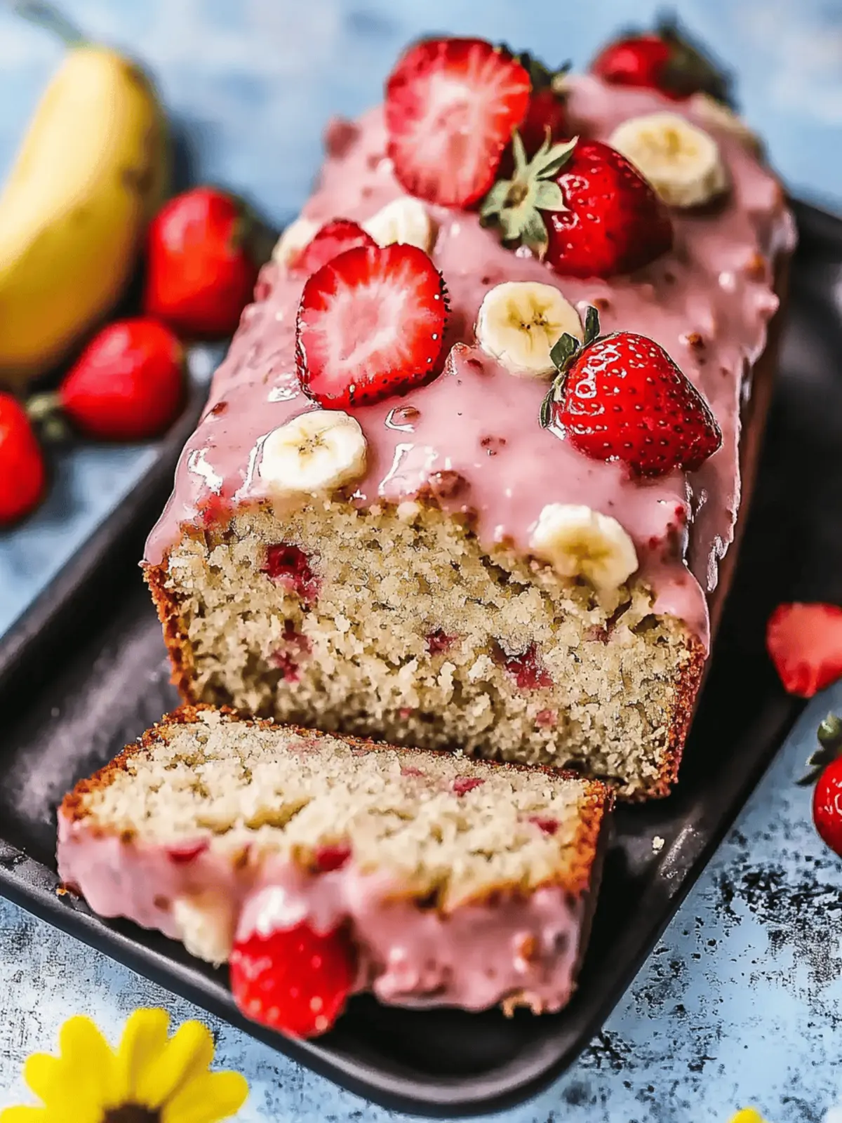 Strawberry Banana Bread