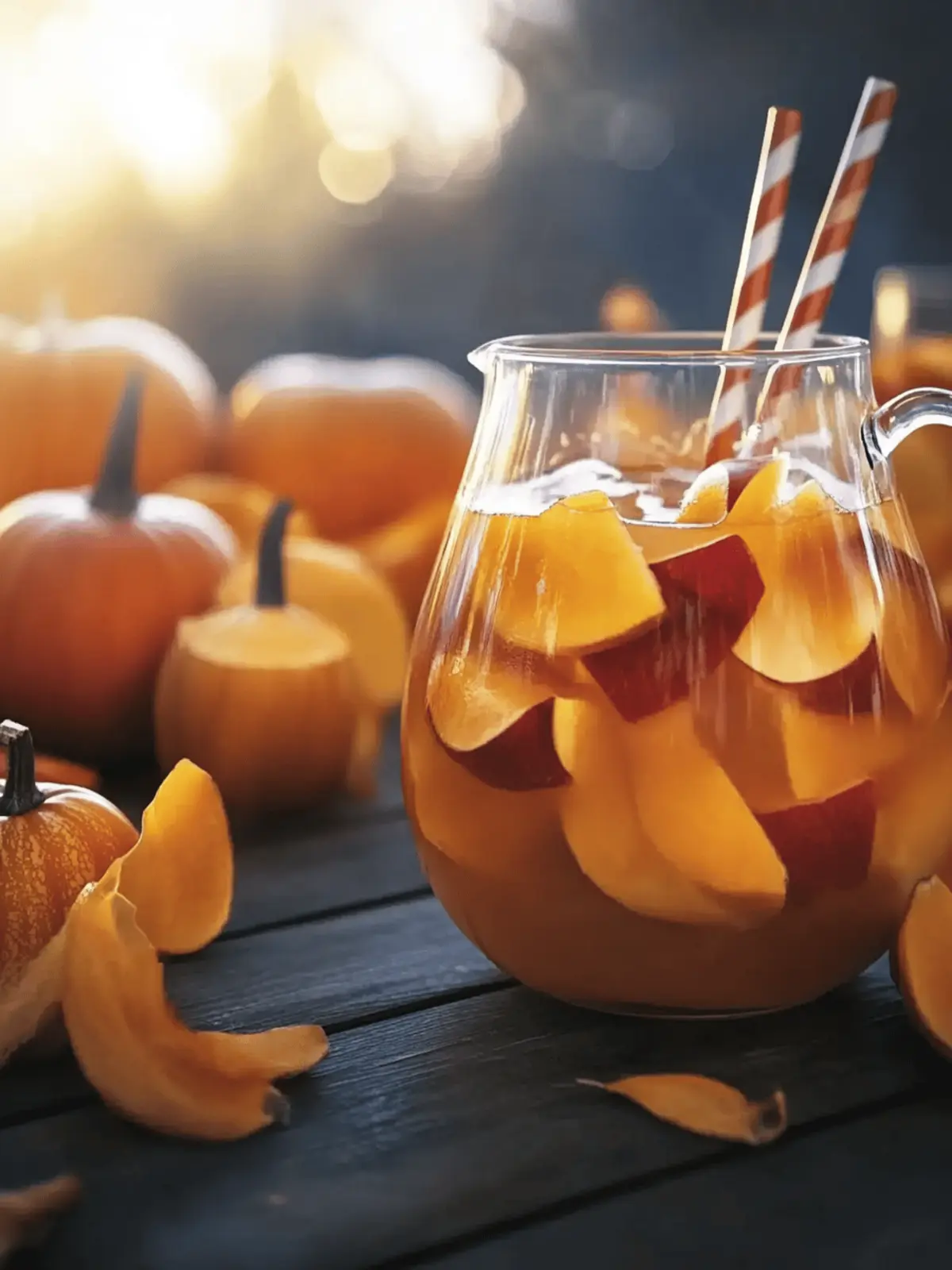 Pumpkin Spice Fireball Sangria