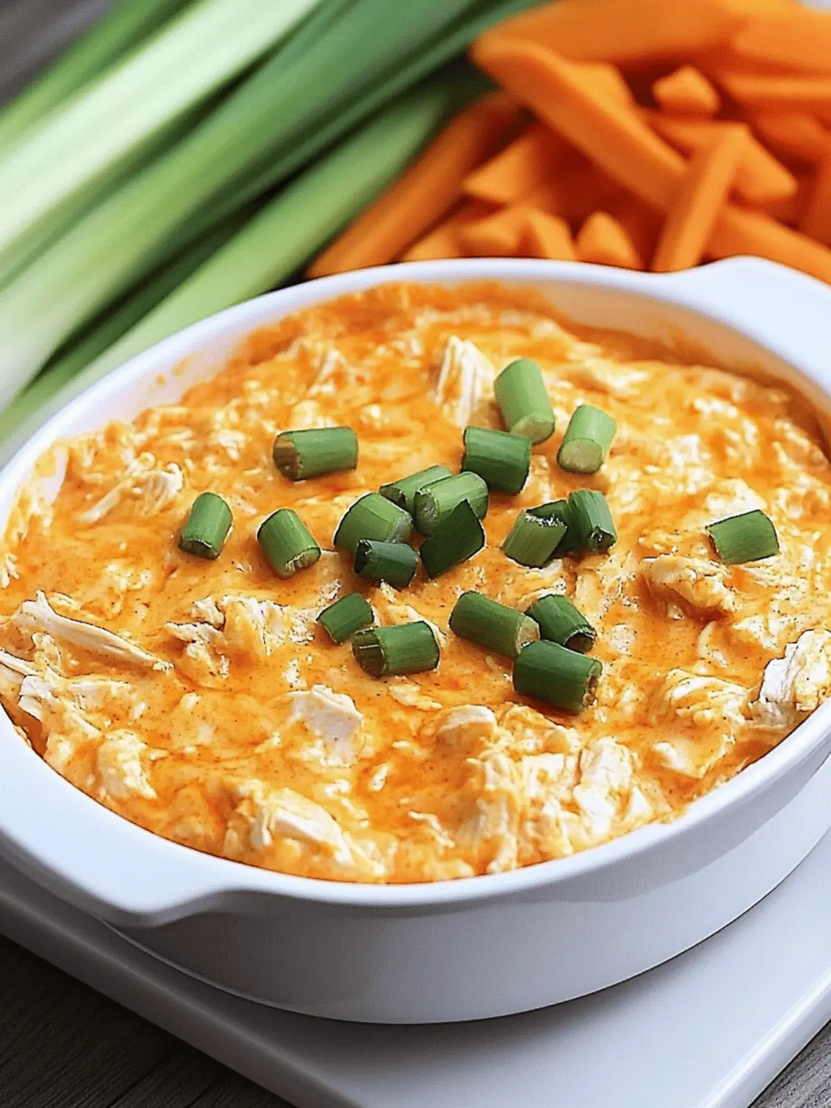 Quick Buffalo Chicken Dip