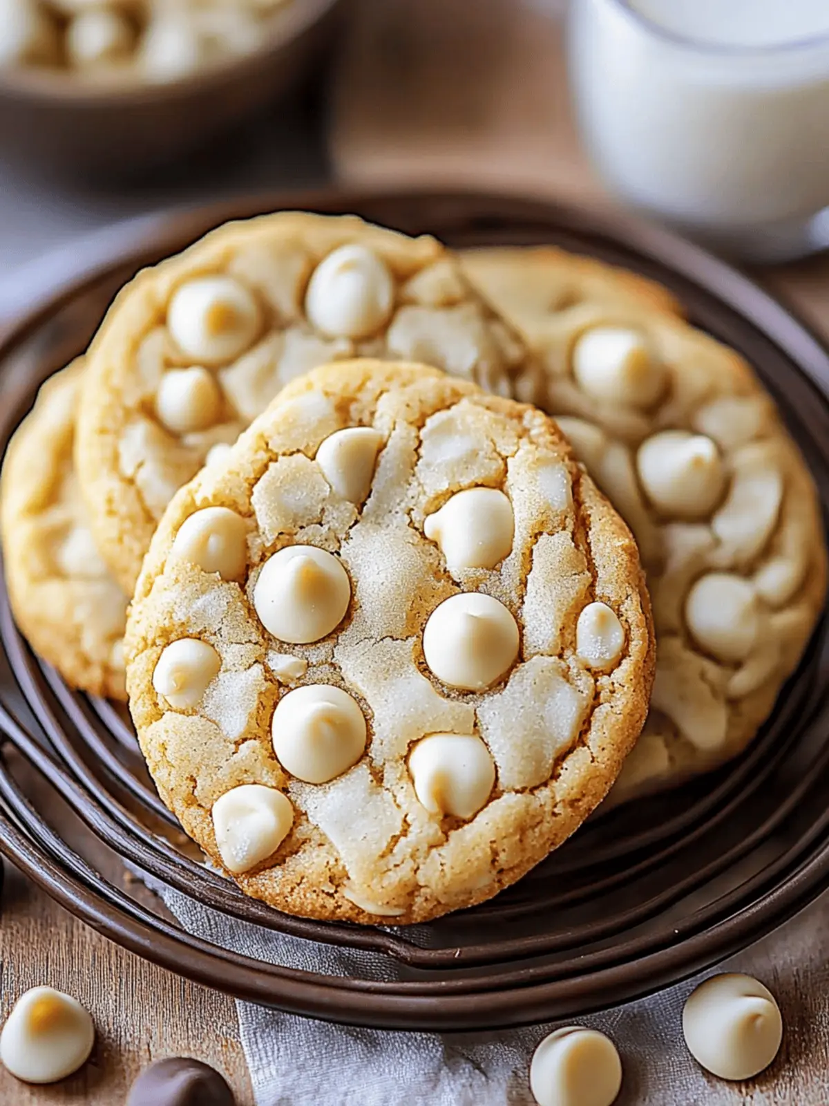 Deliciously Chewy White Chocolate Chip Cookies to Savor 2 White Chocolate Chip Cookies