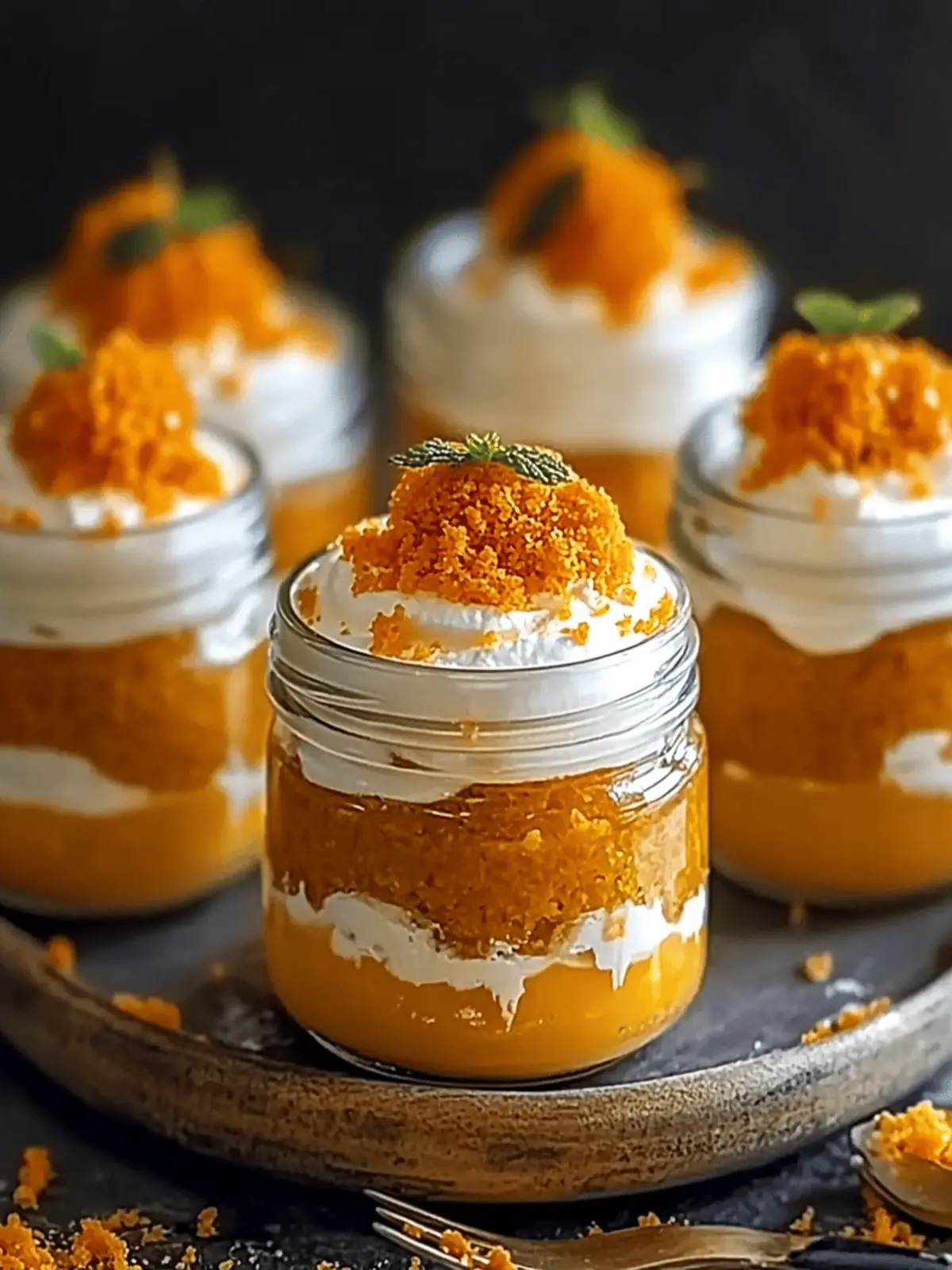 Motichoor Ladoo Cheesecake Jars