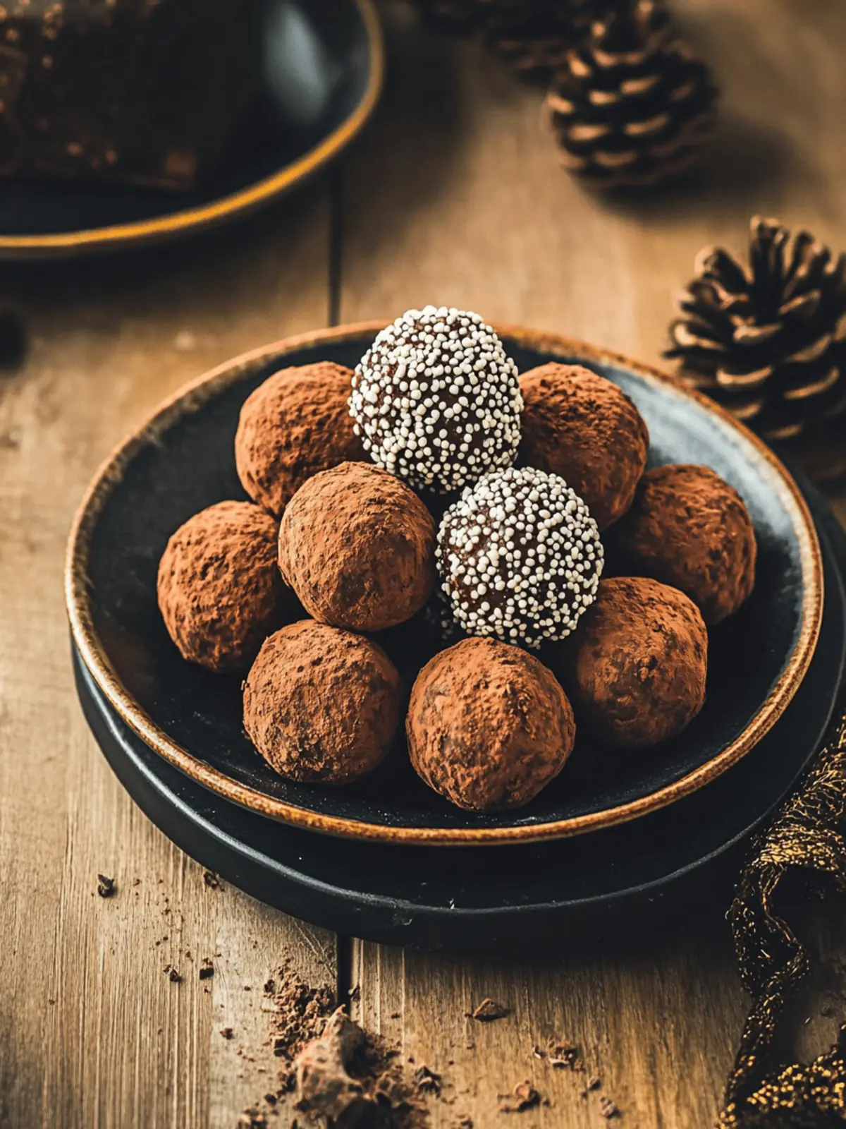 Decadent French Chocolate Truffles: Homemade Bliss Awaits 3 French Chocolate Truffles