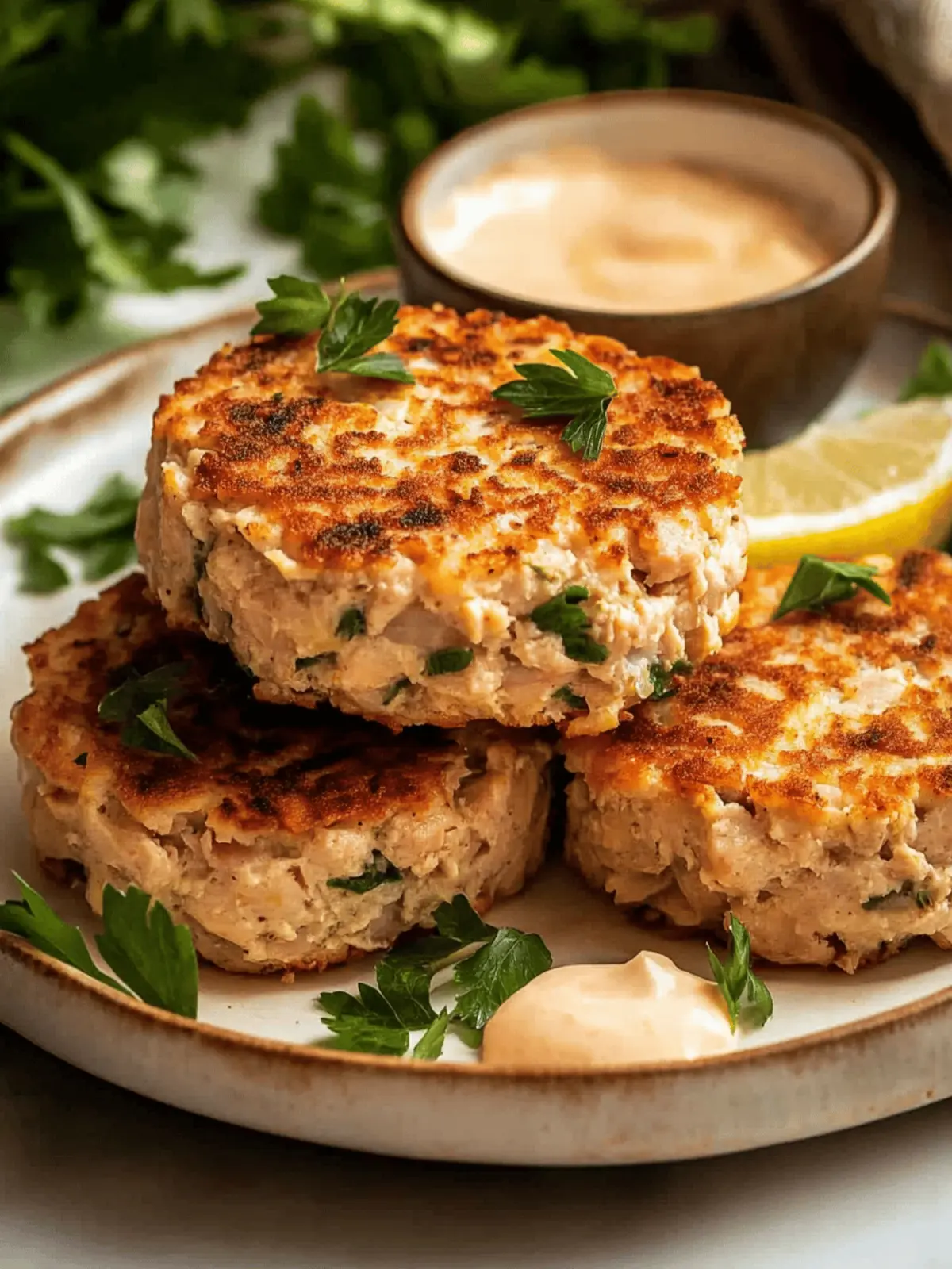 Cottage Cheese Tuna Cakes