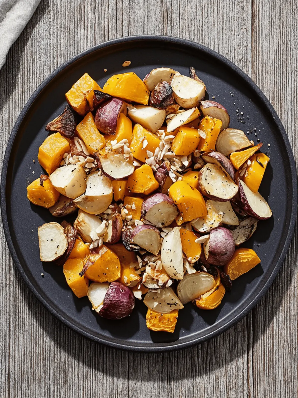 Roasted Turnips and Winter Squash with Agave Bliss 3 Roasted Turnips and Winter Squash