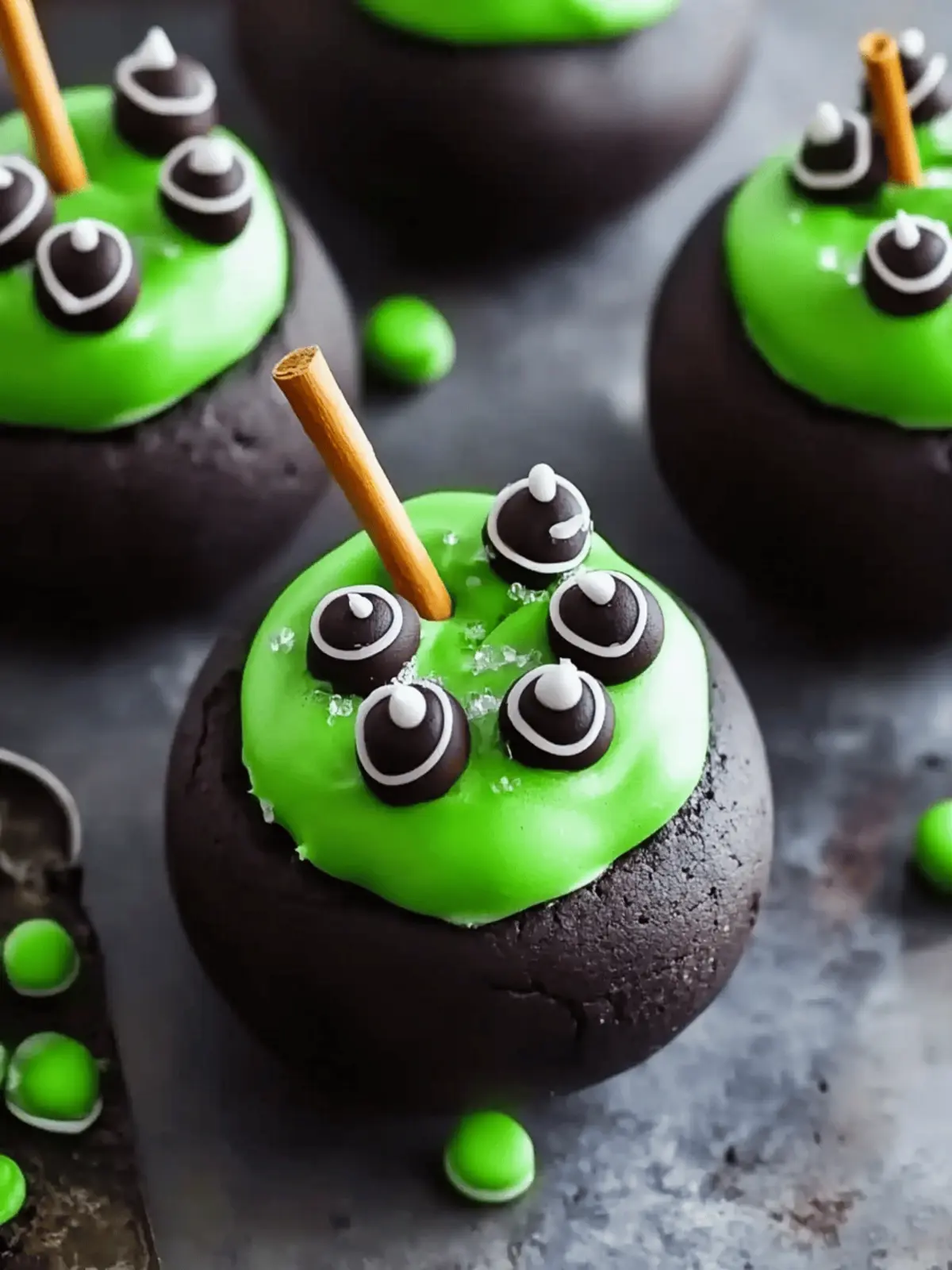 Spellbinding Cauldron Cookies