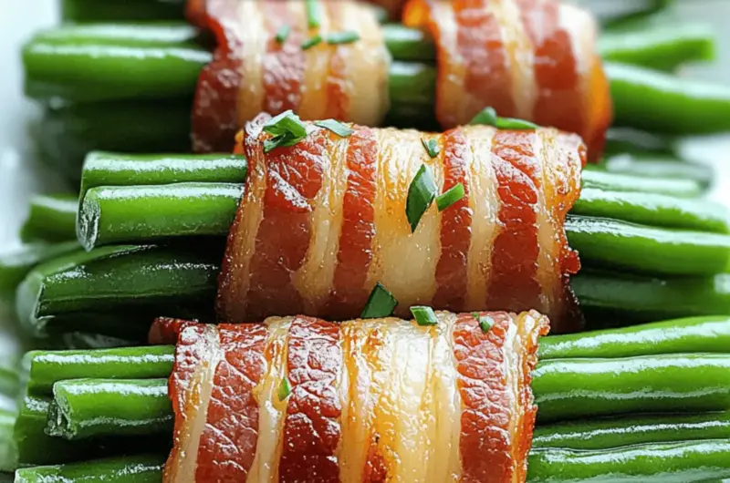 Bacon Green Bean Bundles
