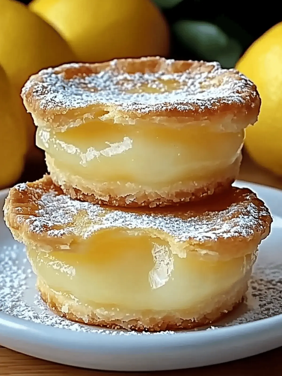 Baby Lemon Impossible Pies