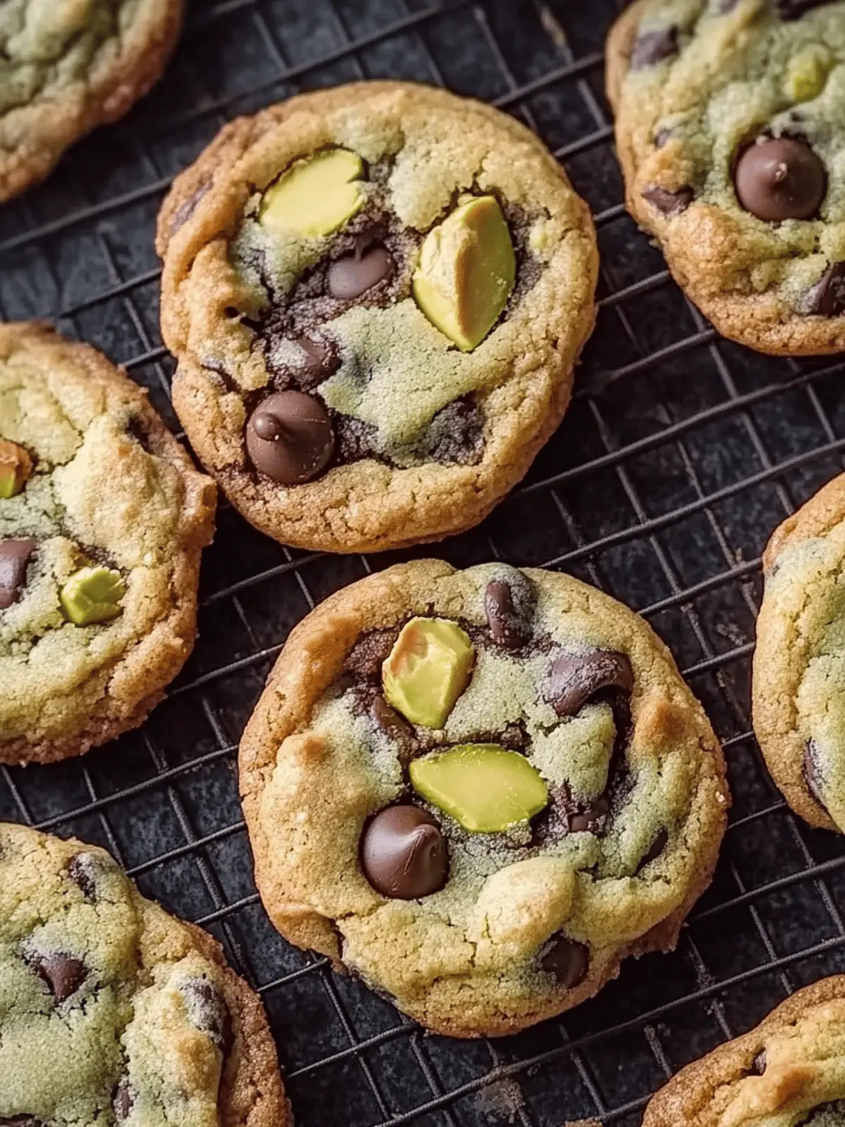 Pistachio Cream Chocolate Chip Cookies: Irresistibly Chewy Treats 2 Pistachio Cream Chocolate Chip Cookies