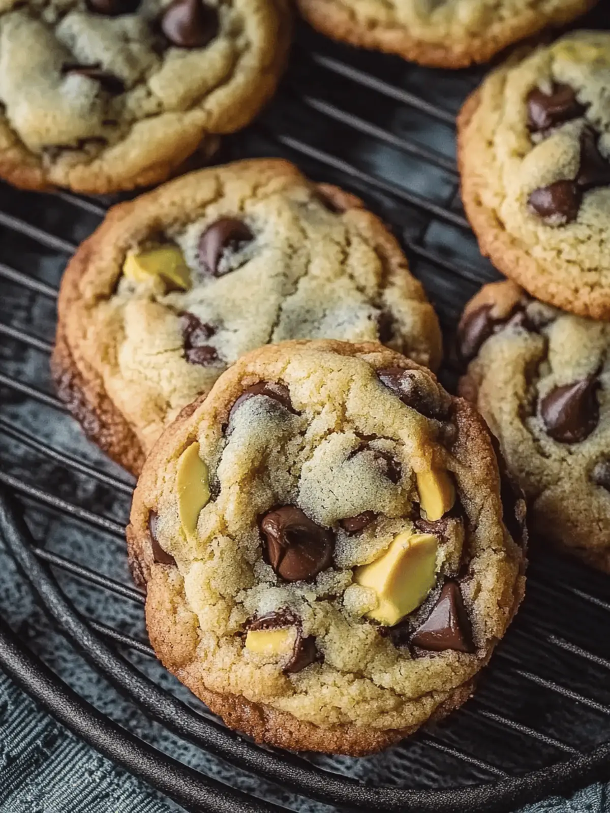 Pistachio Cream Chocolate Chip Cookies: Irresistibly Chewy Treats 4 Pistachio Cream Chocolate Chip Cookies