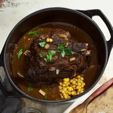 Bison Pot Roast With Hominy