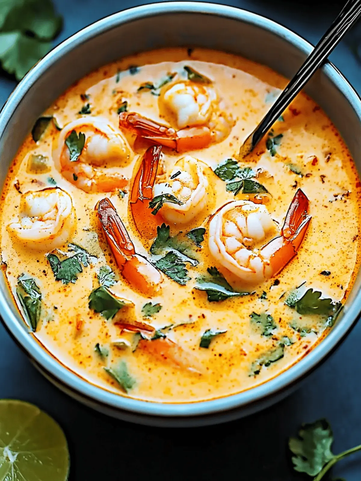 Thai Shrimp Coconut Curry Soup: Quick Comfort in a Bowl 4 Thai Shrimp Coconut Curry Soup