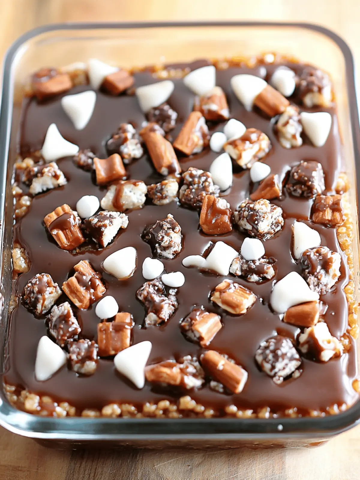 Irresistible Caramel Turtle Rice Krispie Treats for Everyone 2 Caramel Turtle Rice Krispie Treats